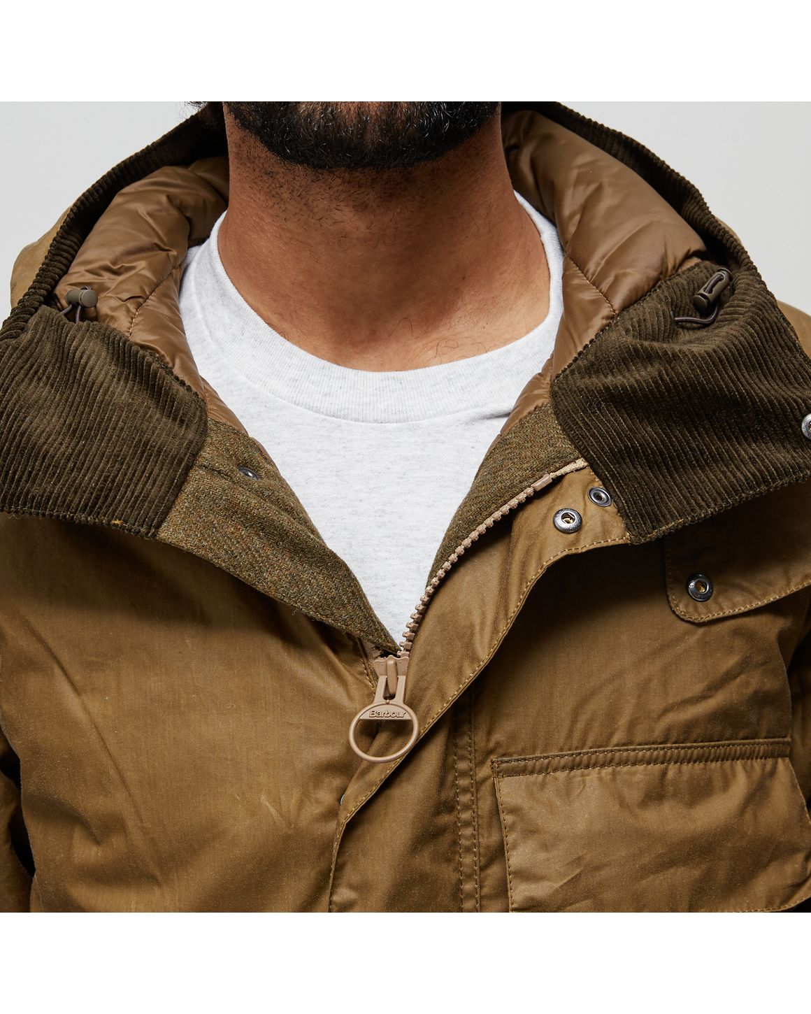 Barbour x Norse Projects North Sea Parka Burnt Orange