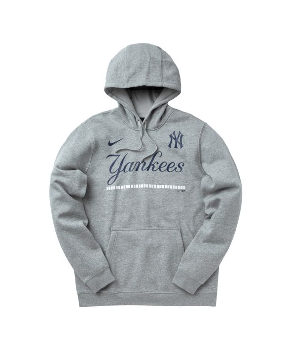 Nike MLB New York Yankees Nike Therma Bracket Icon Performance Fleece Sweat  Grey