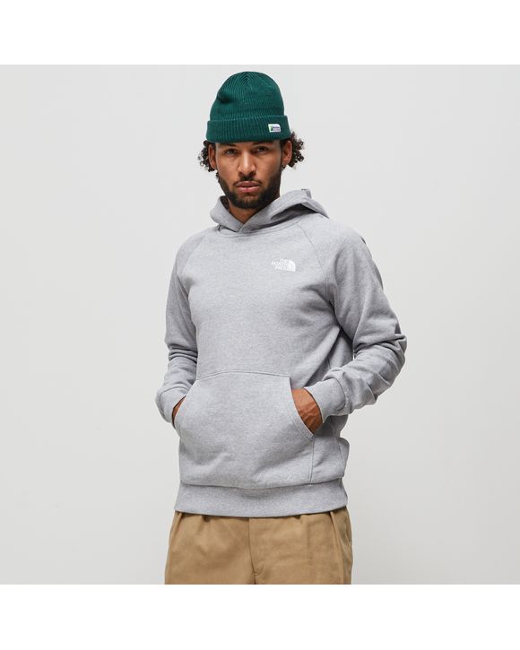 The north face raglan redbox hoodie grey new arrivals