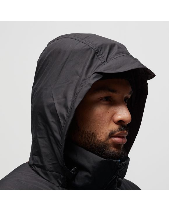 The North Face Black Lhotse hooded quilted down coat