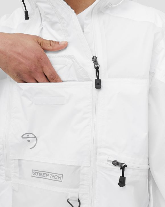 The North Face Steep tech Light rain jacket in white