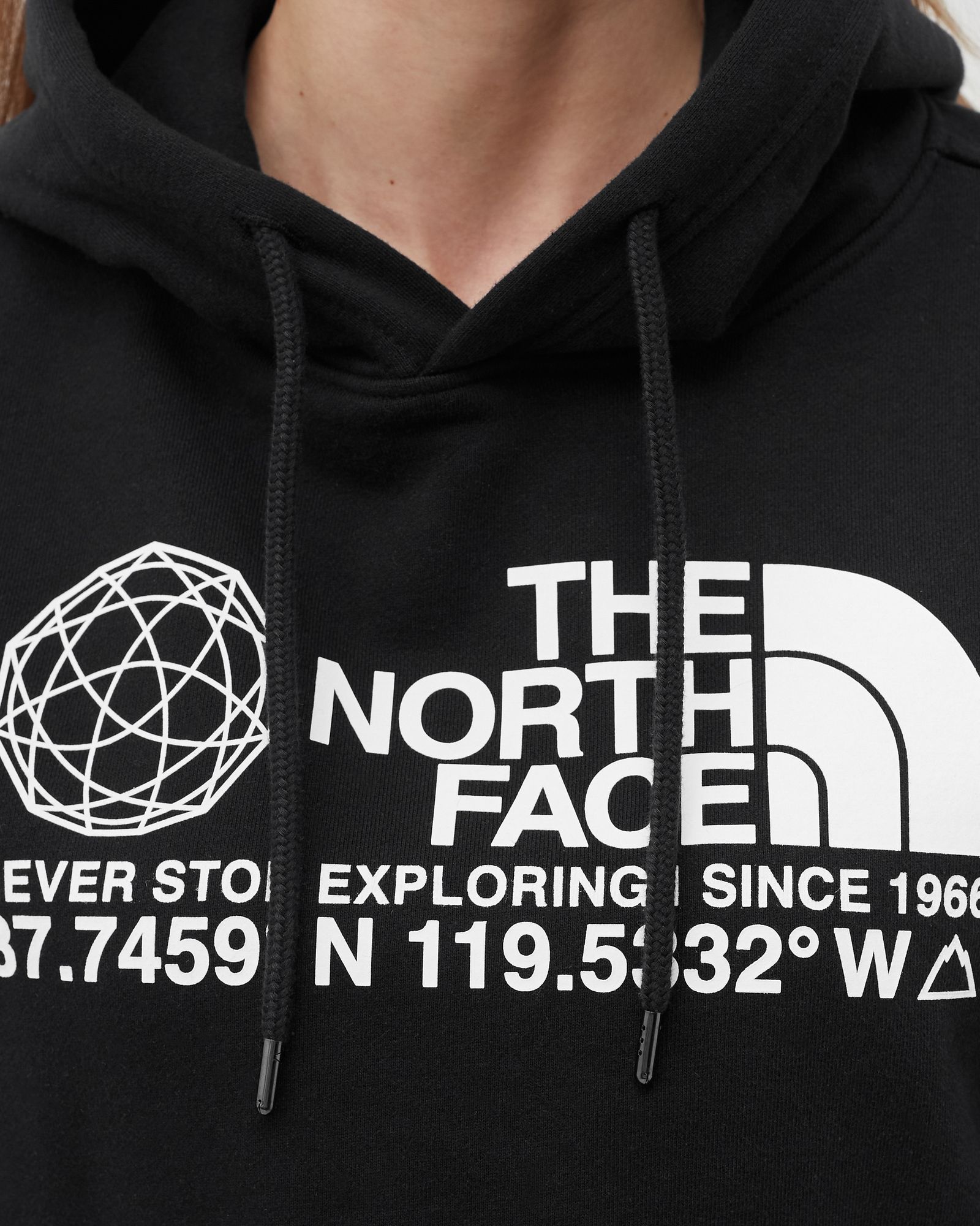 WMNS COORDINATES CROP DROP P/O HOODIE