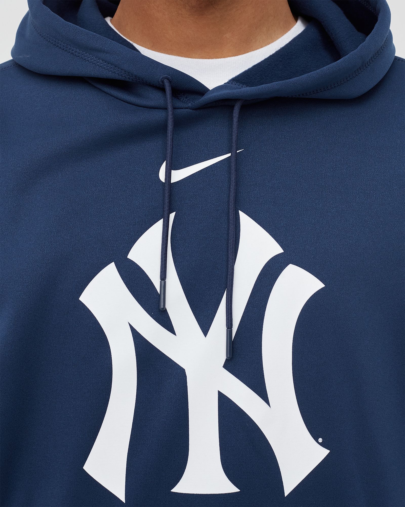Nike New York Yankees Logo Hoodie Blue | BSTN Store