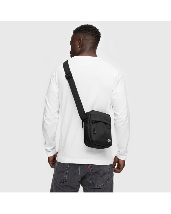 Lacoste Shoulder Bag - Vertical Camera Bag - Black