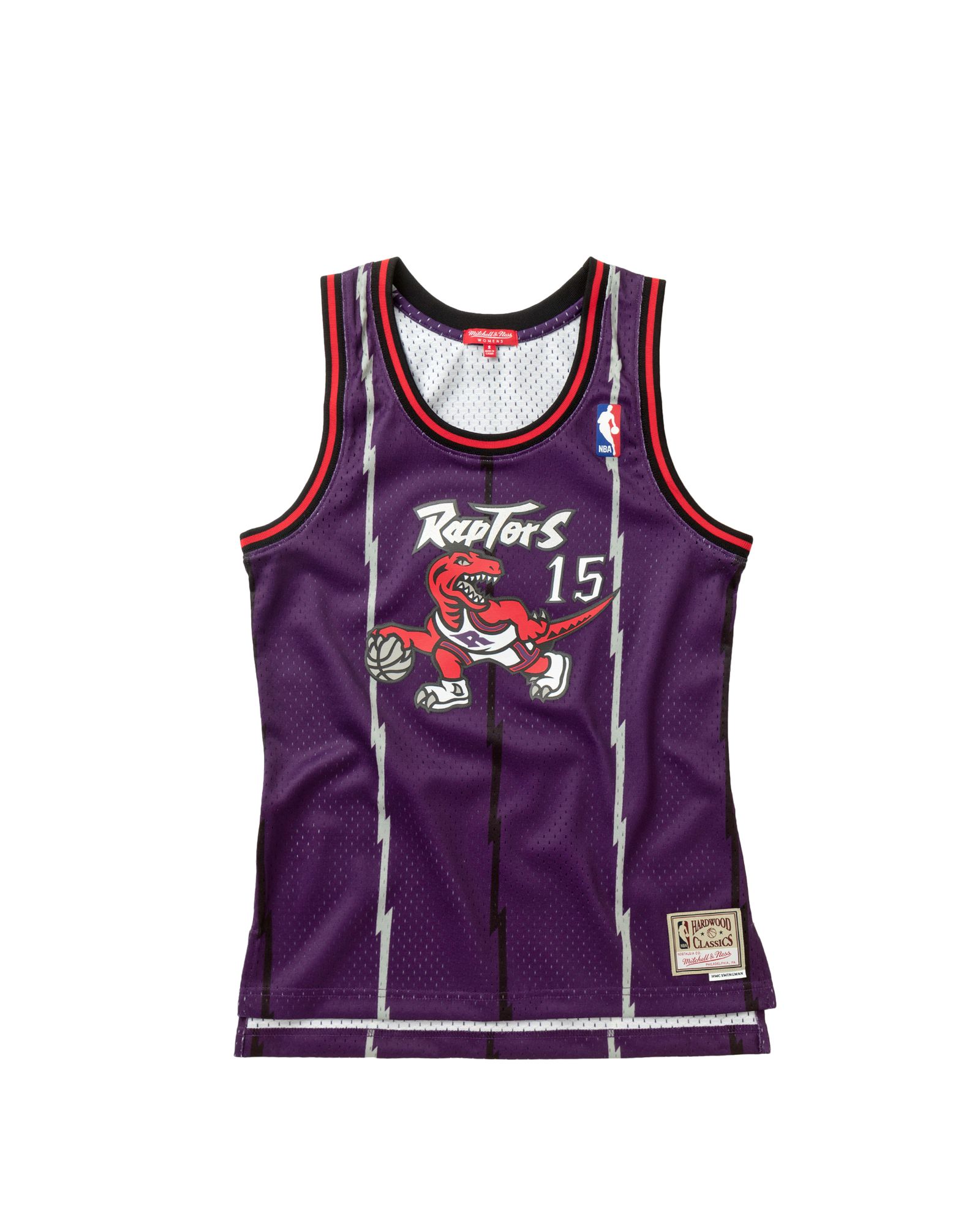 NBA Women's Swingman Jersey Toronto Raptors 1998-99 Vince Carter #15