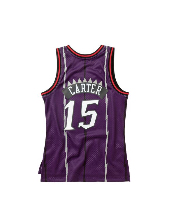 Women's Mitchell and Ness Toronto Raptors NBA Vince Carter Hardwood  Classics Swingman Jersey