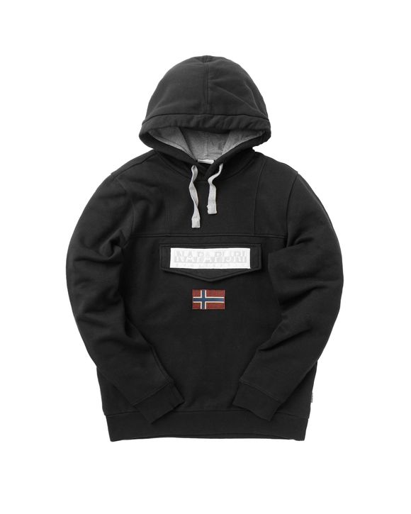 Napapijri burgee hotsell hoodie black