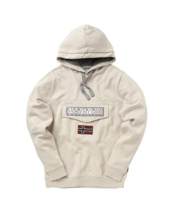 Napapijri burgee best sale hoodie grey