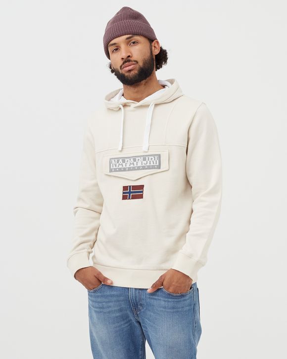 Napapijri burgee hoodie discount grey