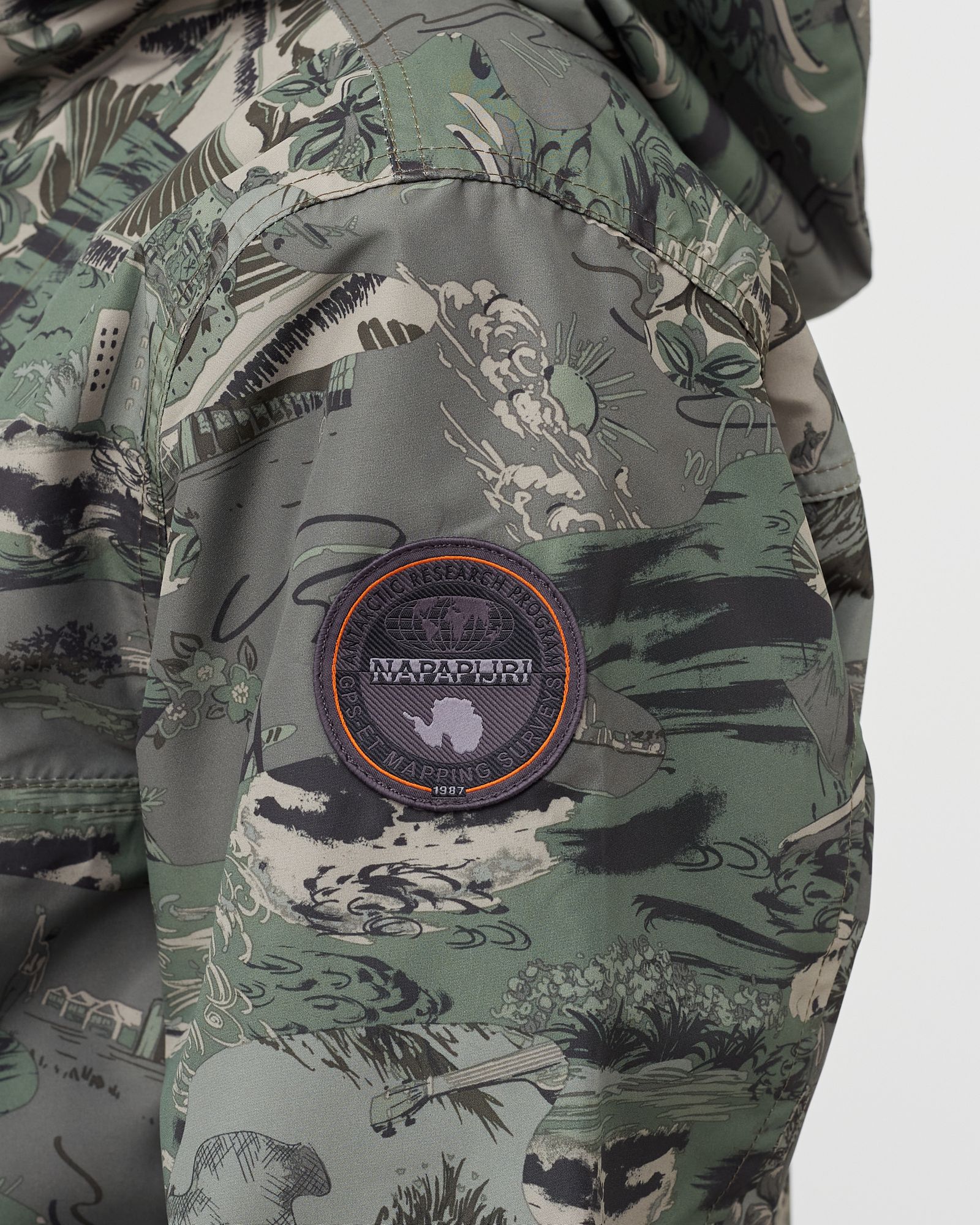 RAINFOREST PRINT 2 POCKET JACKET