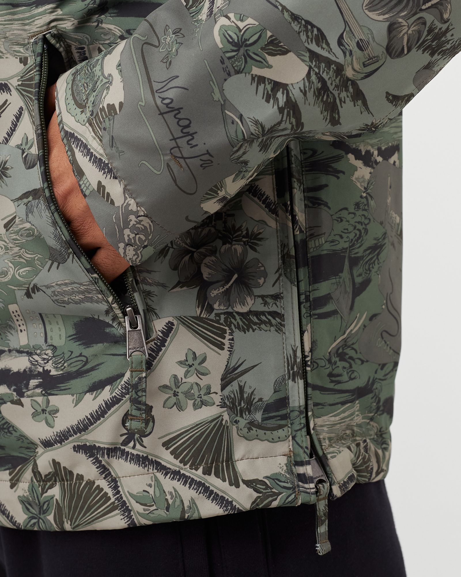 RAINFOREST PRINT 2 POCKET JACKET