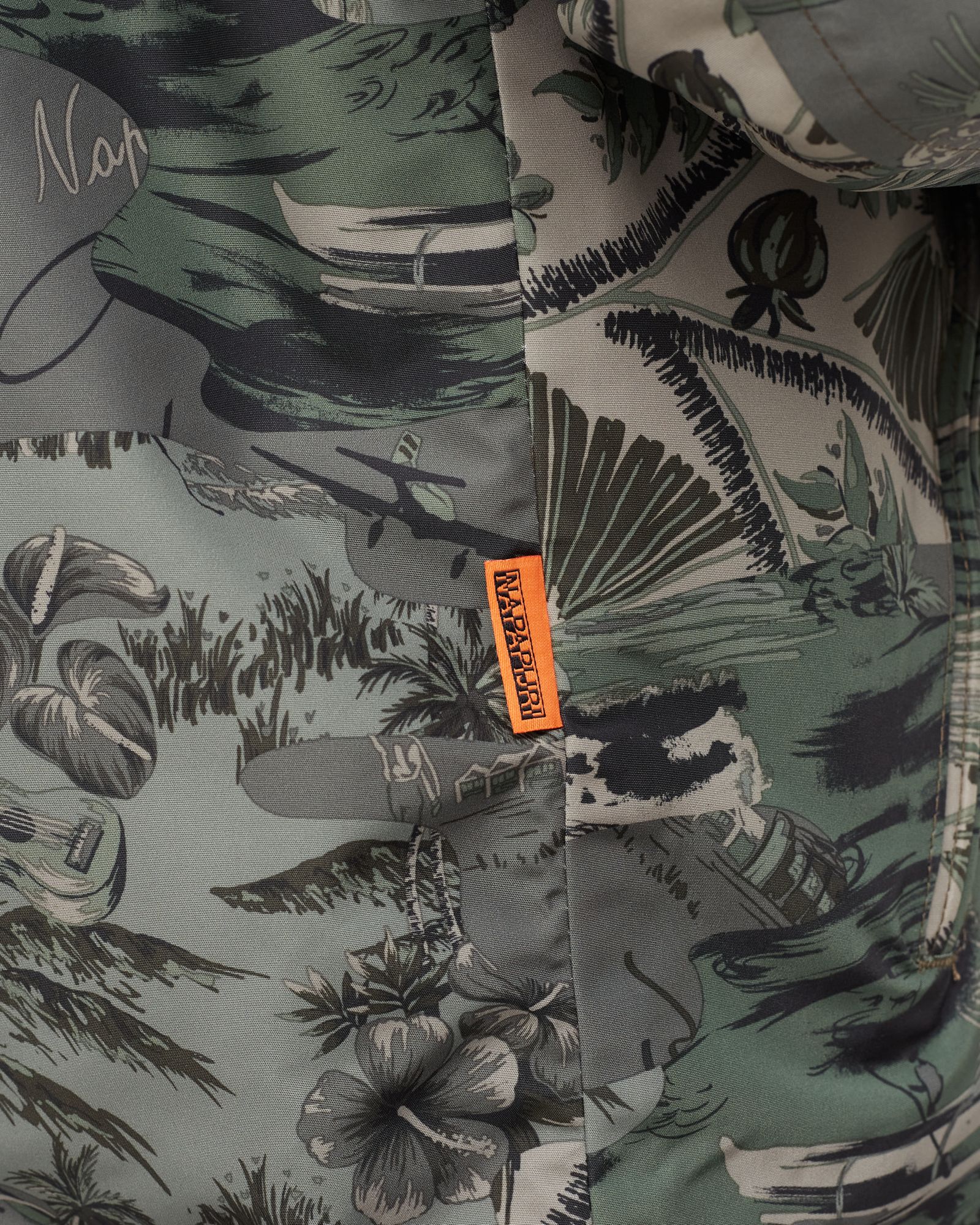 RAINFOREST PRINT 2 POCKET JACKET