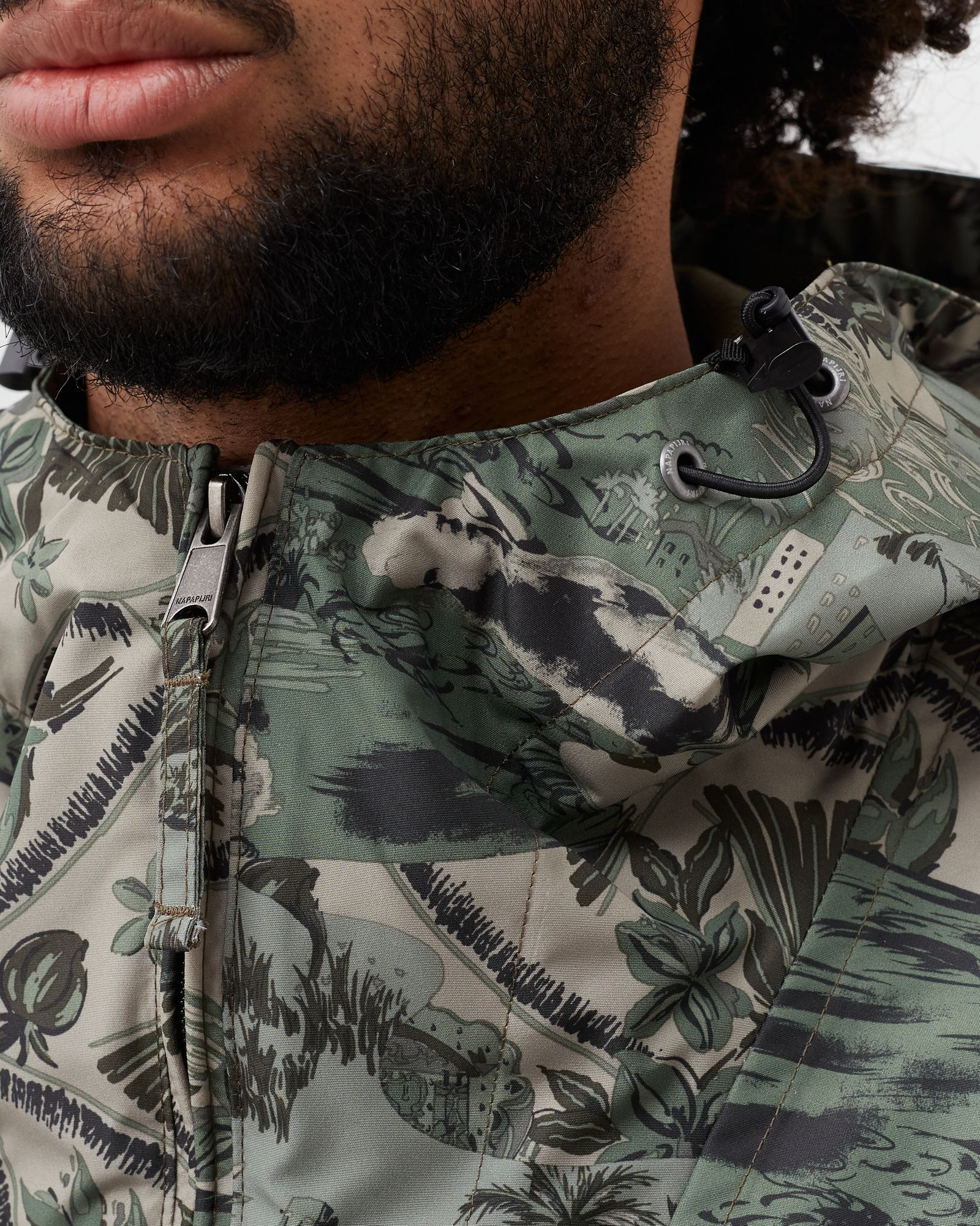 RAINFOREST PRINT 2 POCKET JACKET