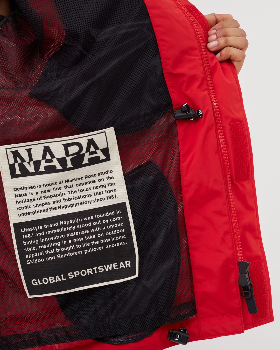 Napapijri NAPAPIJRI X MARTINE ROSE Epoch Sum 2 JACKET Red | BSTN Store