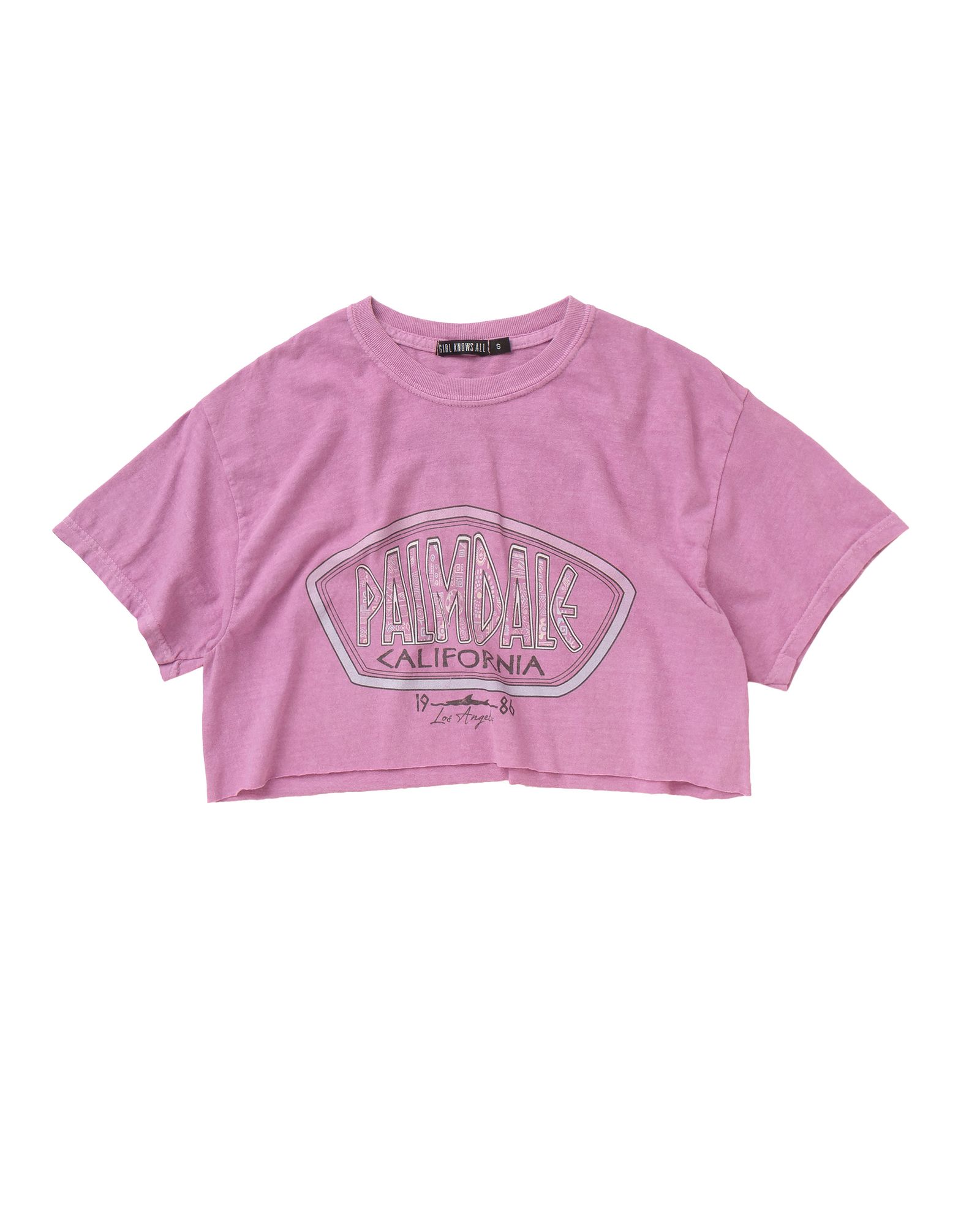 Palm Dale Crop Tee