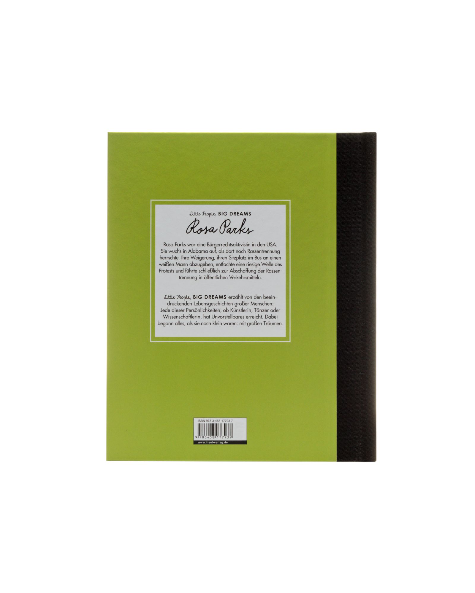 "Rosa Parks: Little People, big dreams" by Lisbeth Kaiser