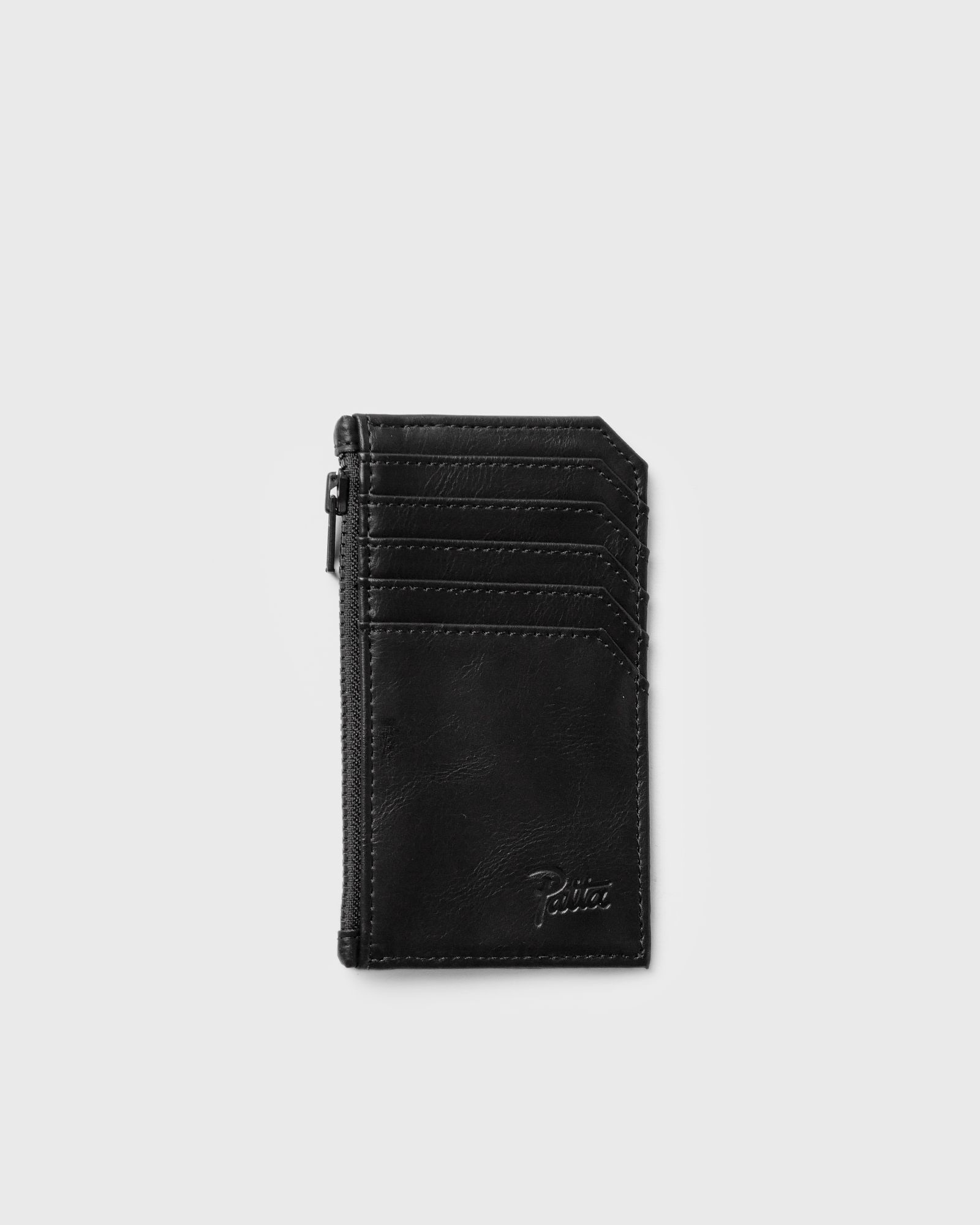 Faux Leather Zip Wallet