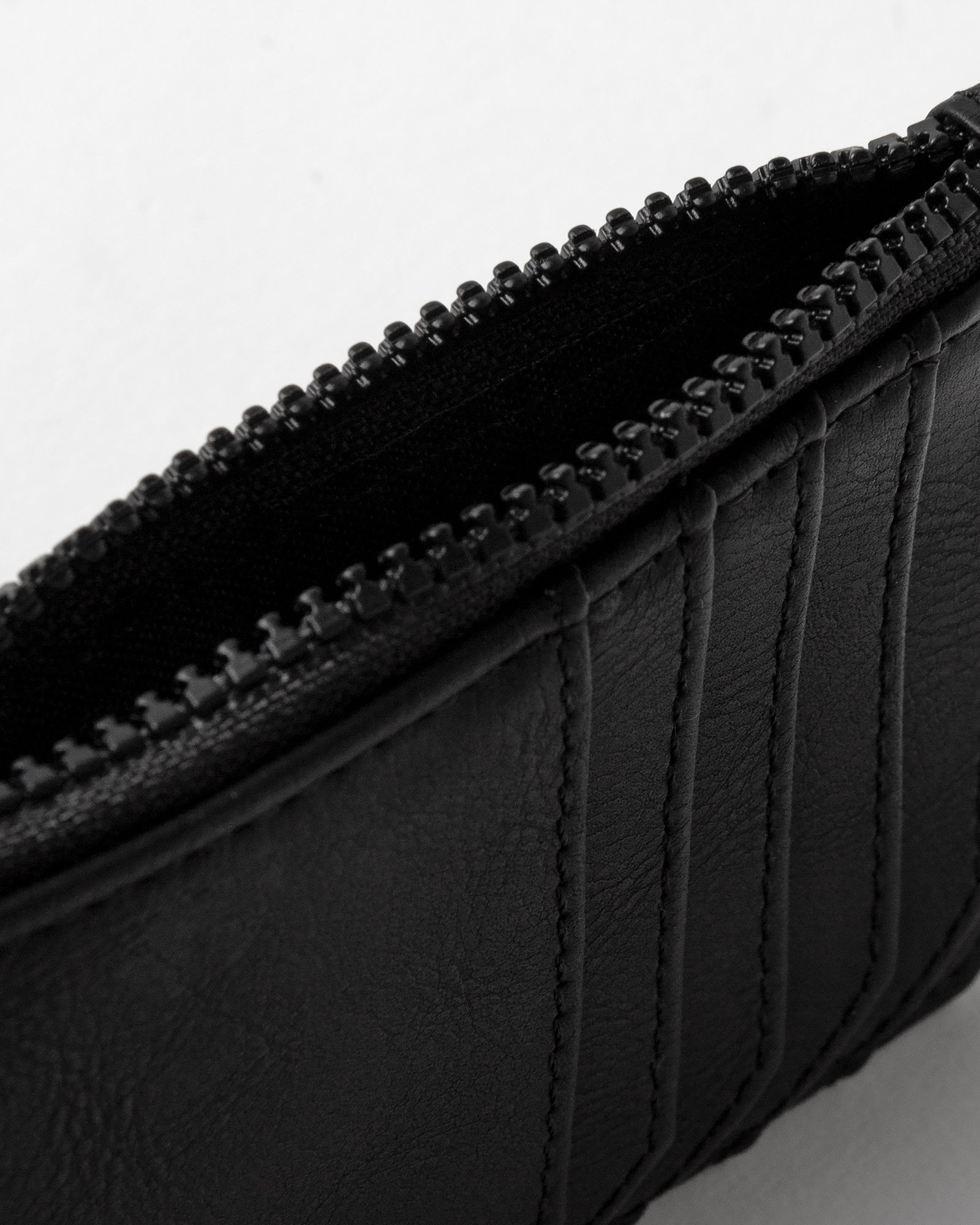 Faux Leather Zip Wallet