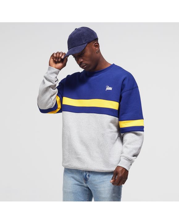 PANEL CREWNECK SWEATER