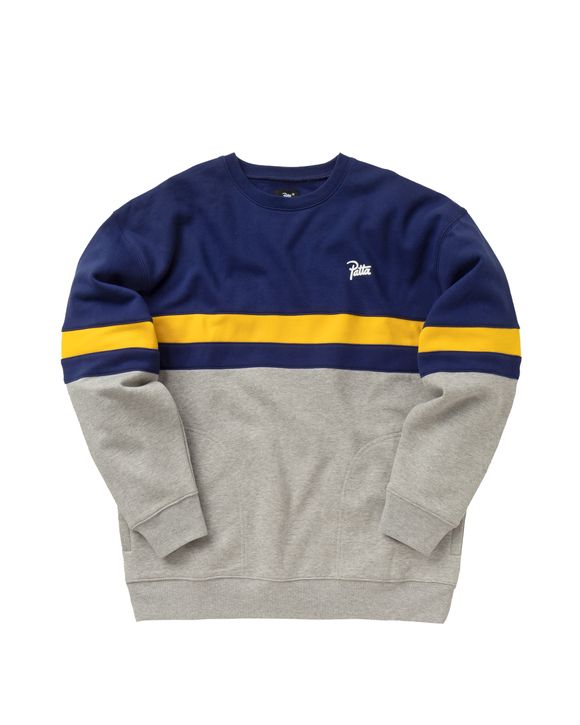 PANEL CREWNECK SWEATER