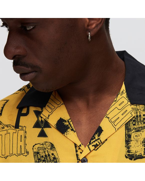 STAMP RAYON SHORT SLEEVE SHIRT