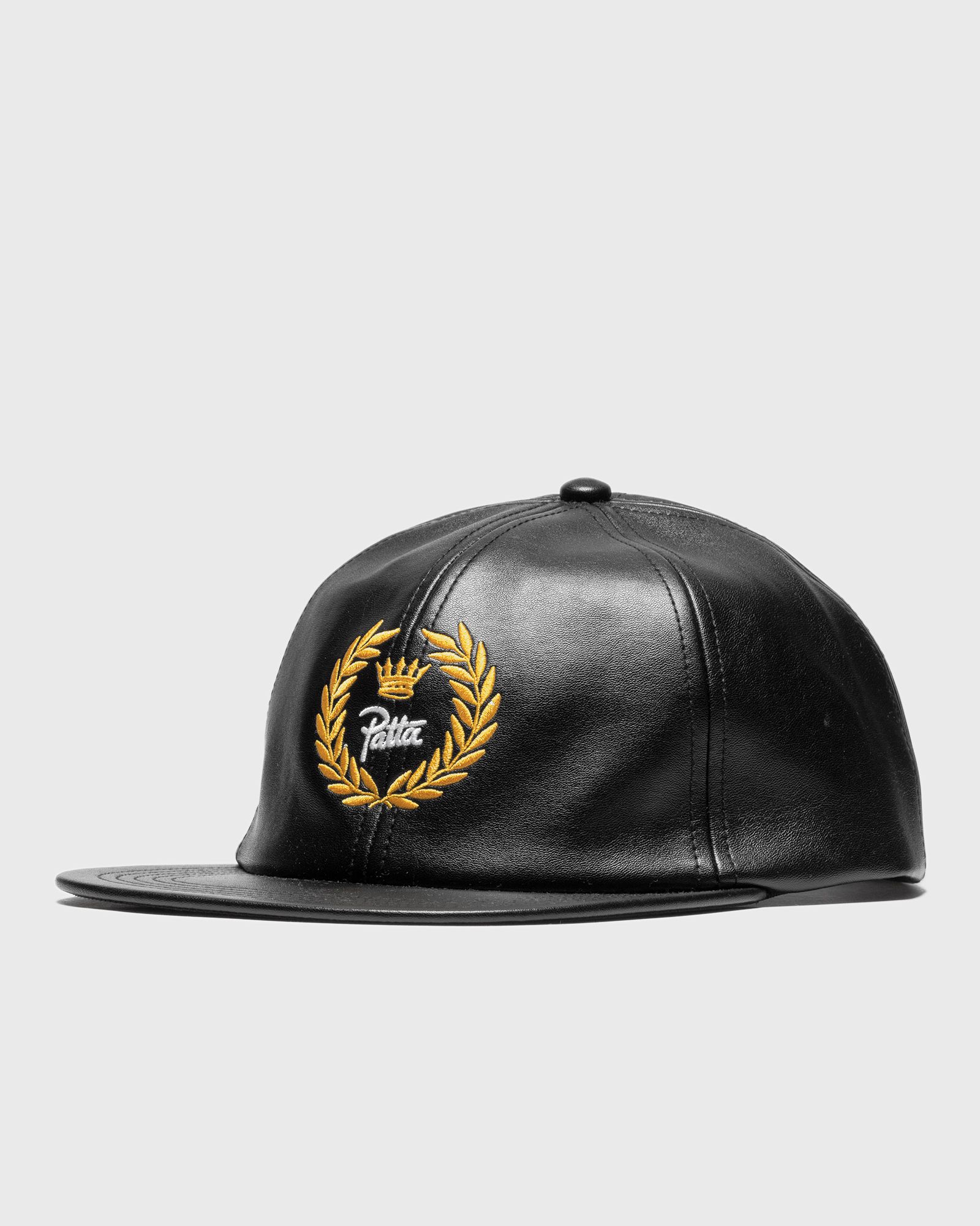 Faux Leather Snapback