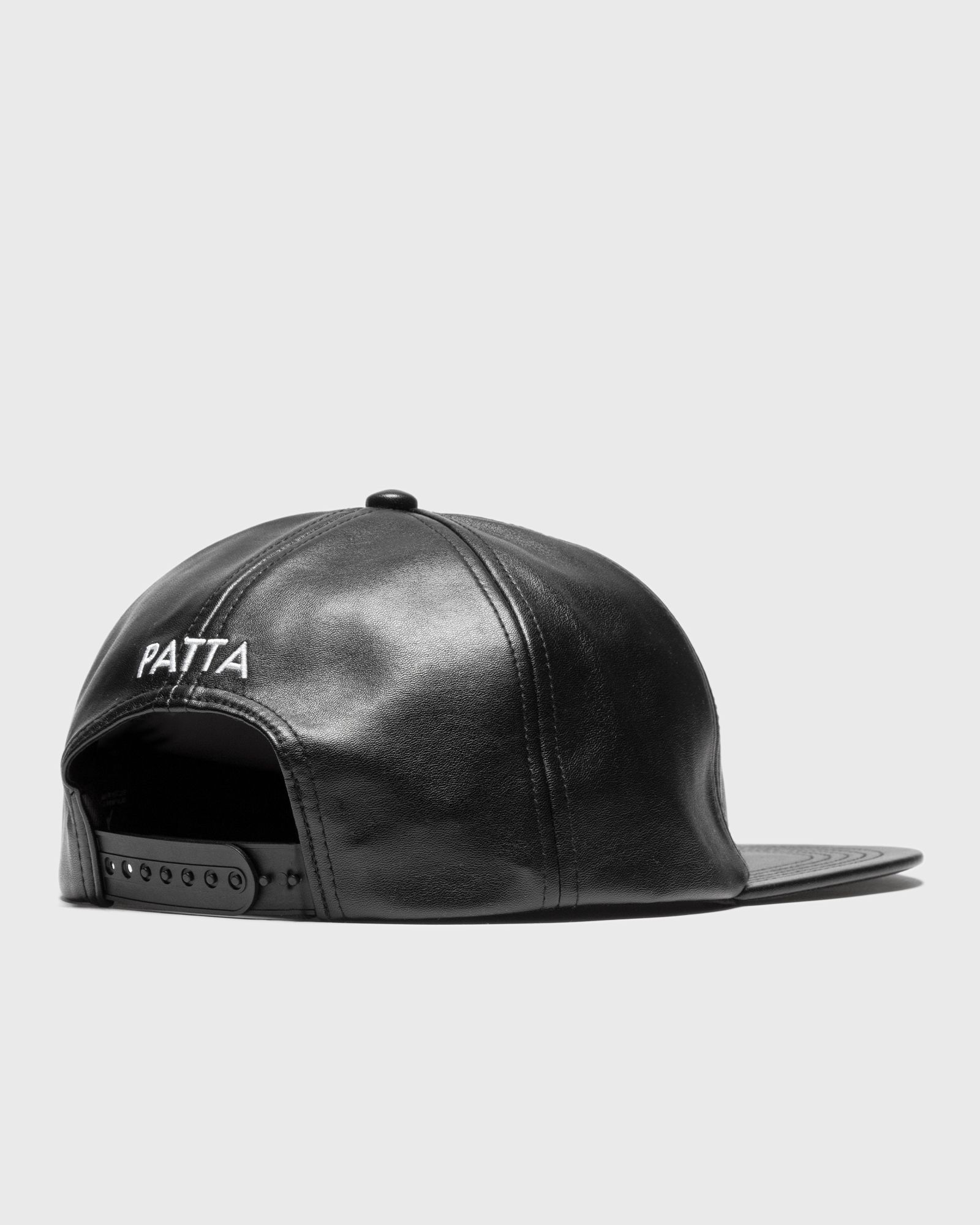 Faux Leather Snapback