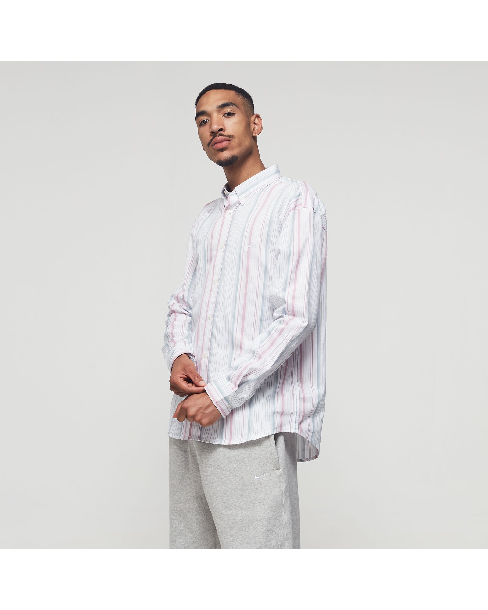 Fresh Stripe Relaxed BUTTON DOWN SHIRT