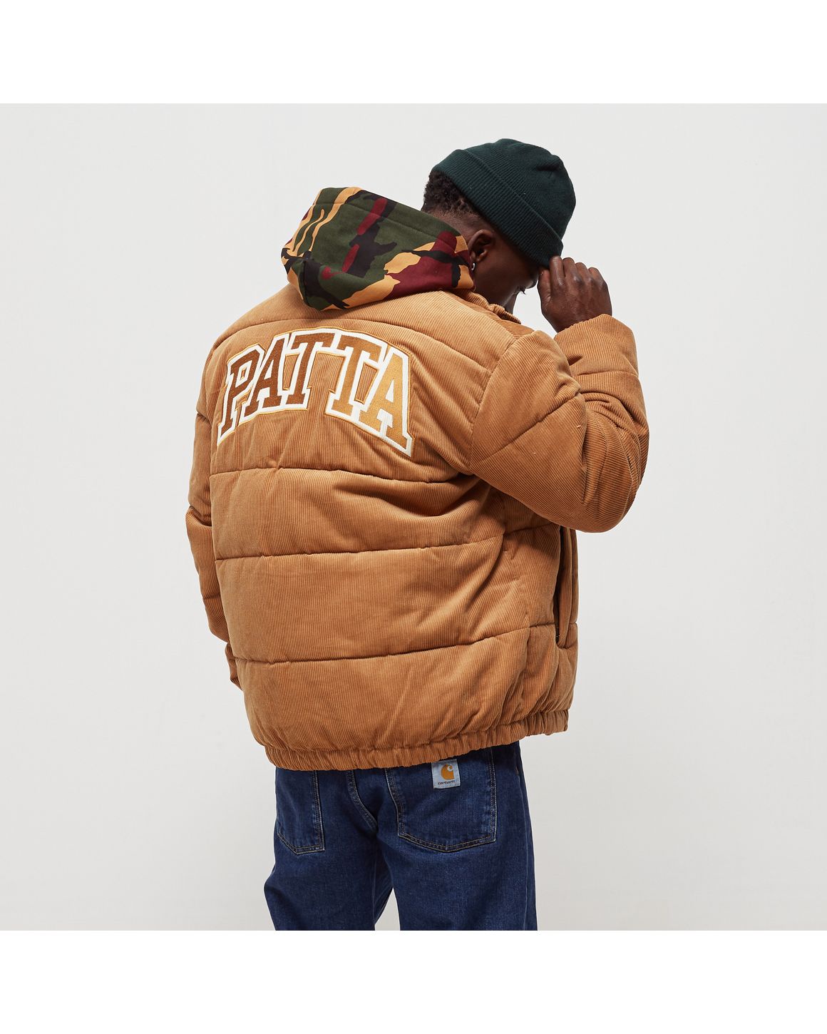 Corduroy puffer jacket clearance