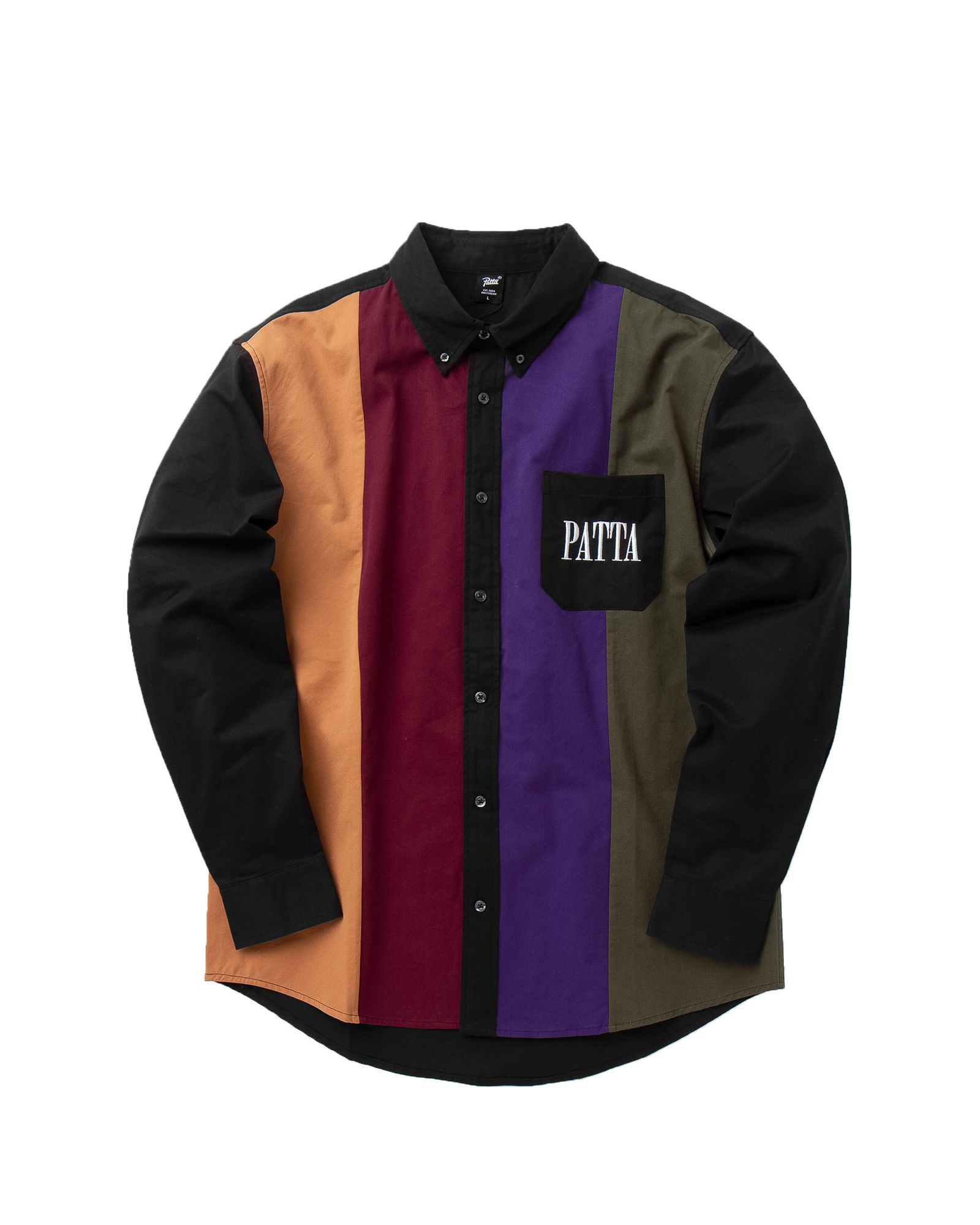 PANELLED RELAXED BUTTON DOWN SHIRT