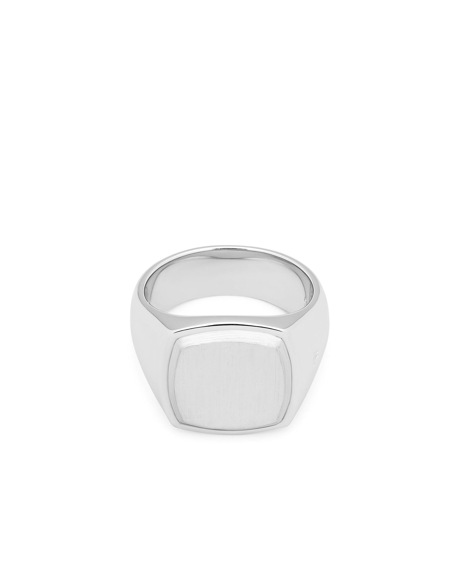 Cushion Silver Top Ring
