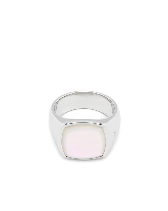 Cushion White MOP Ring
