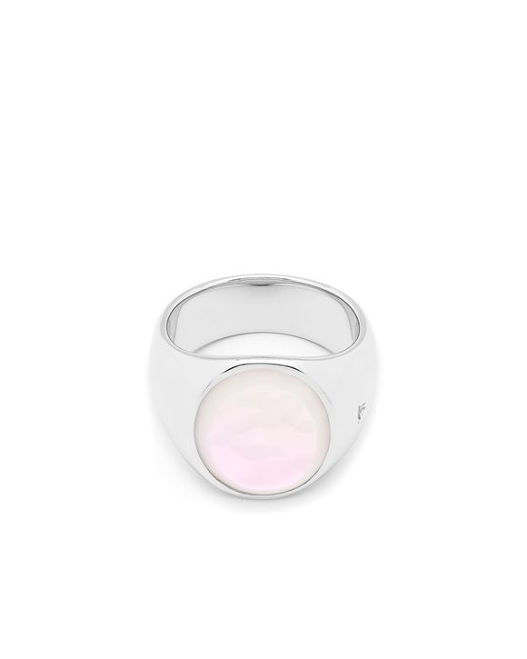 Oval White MOP Ring