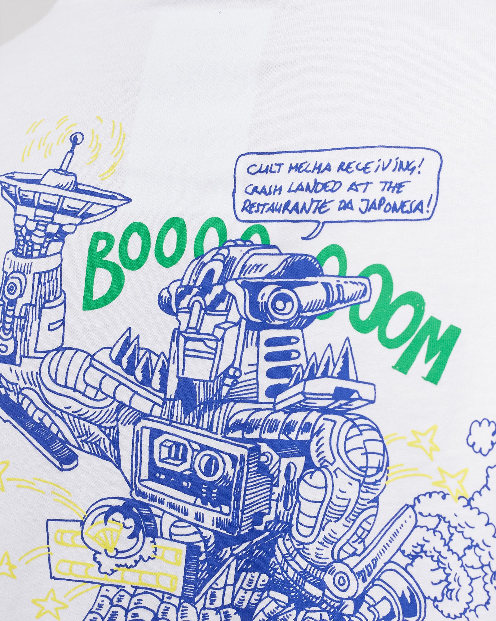 ''RESTAURANTE DA JAPONESA'' COTTON SINGLE JERSEY