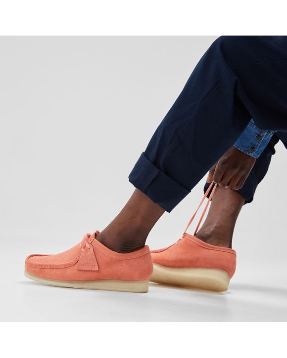 Clarks store wallabee coral