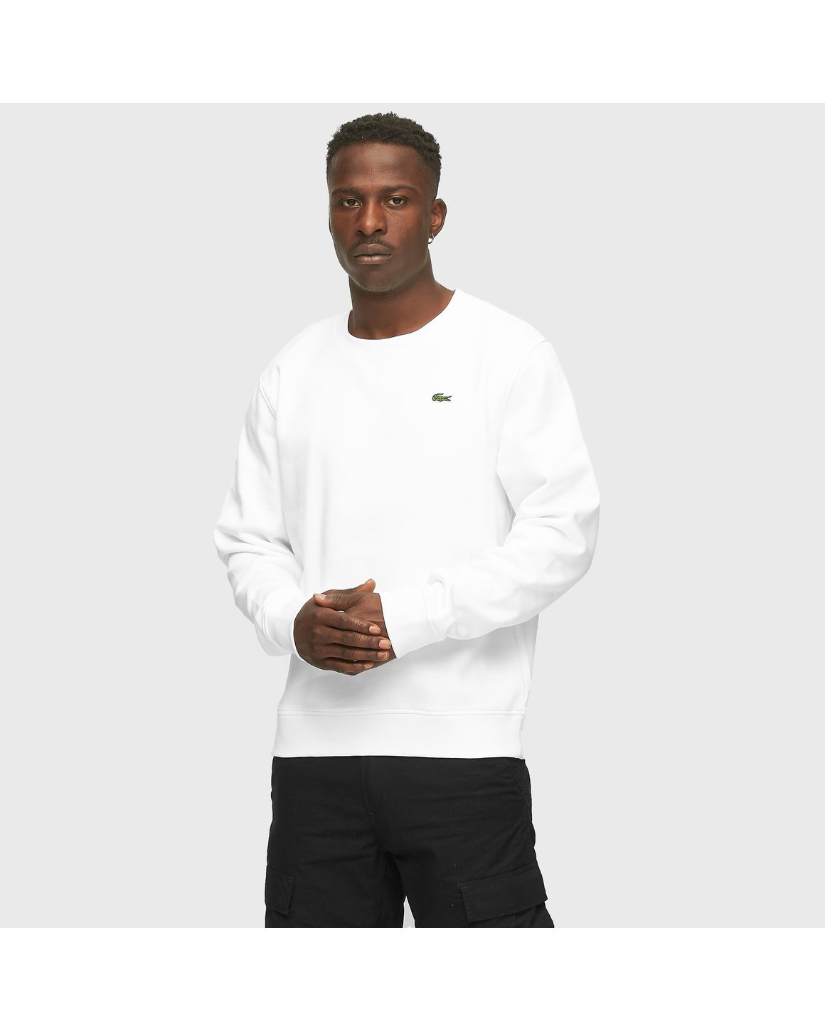 Lacoste CLASSIC SPORT SWEATSHIRT White BSTN Store