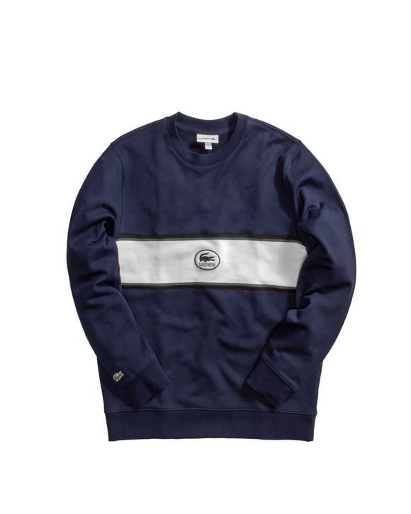 PANEL & BADGE SWEATSHIRT