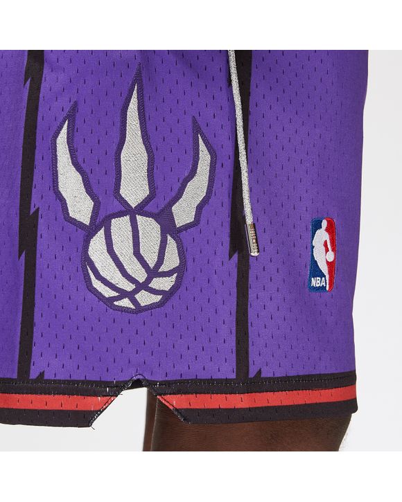 MITCHELL & NESS x JUST DON NBA TORONTO RAPTORS SHORTS PURPLE