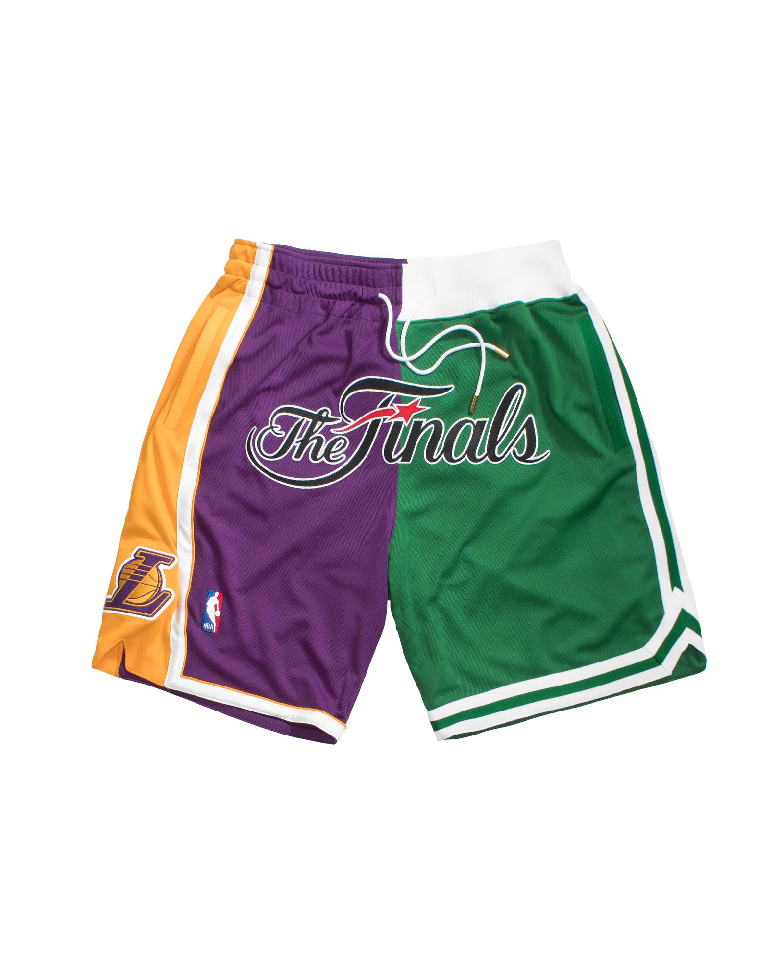 Split NBA Finals Shorts Lakers/Celtics