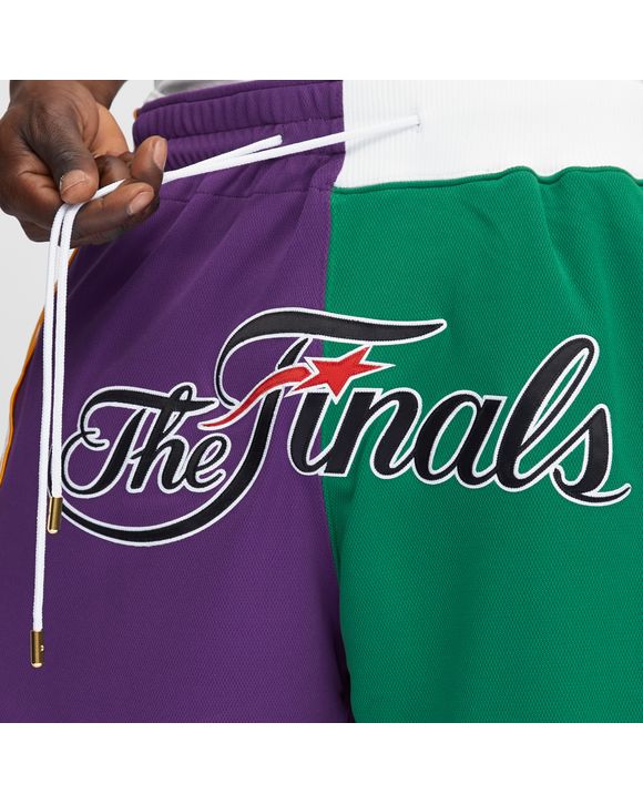 2008 NBA Finals Lakers x Celtics Just Don Shorts (Purple/Green) FEATURES:  You are always excited to wat…