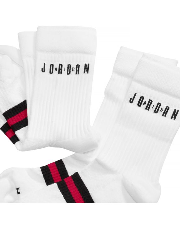 Chaussettes Jordan Legacy Crew Socks 2-Pack Black/ White/ White