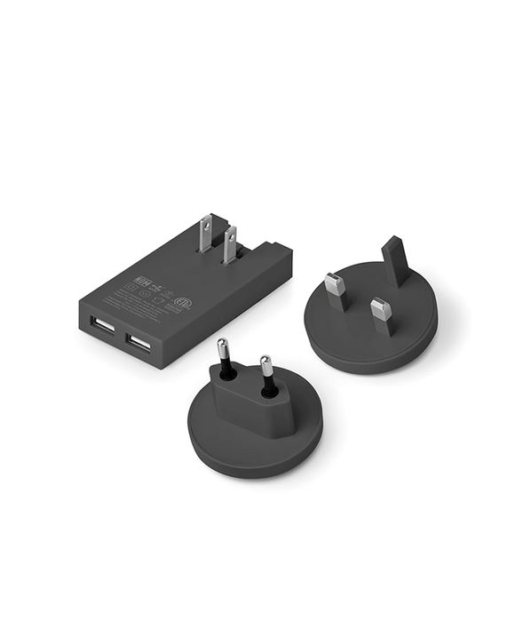 SMART CHARGER-DUAL USB FABRIC