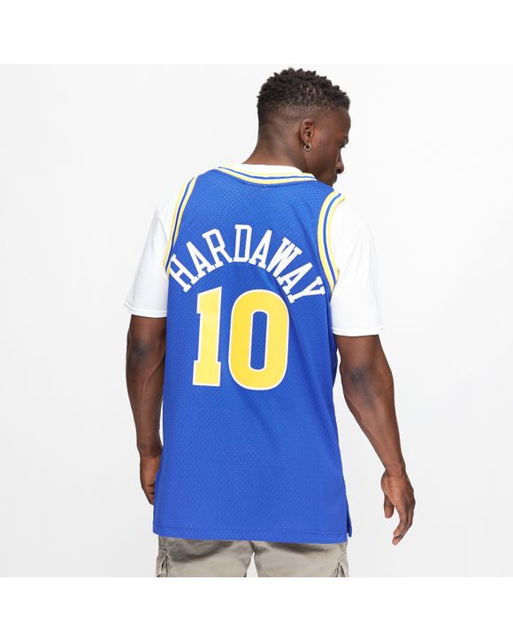 Men's Mitchell & Ness Tim Hardaway Black Golden State Warriors