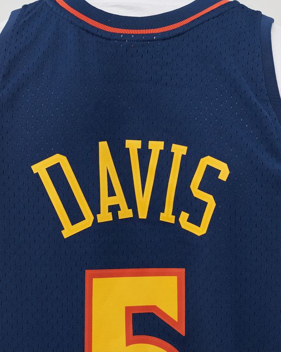 Adidas Golden State Warriors #5 Baron Davis Swingman NBA Jersey Mens Size  2XL