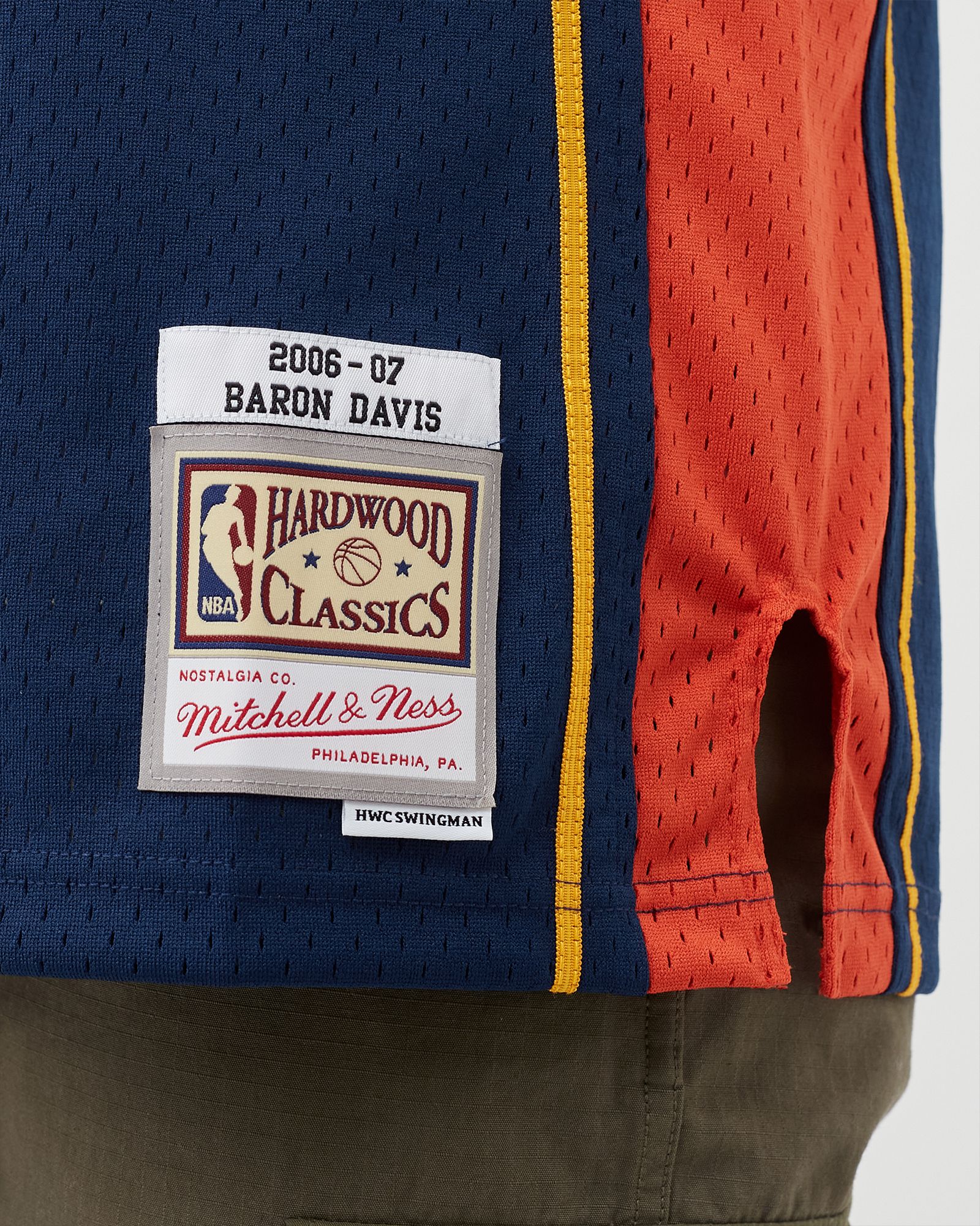 NBA Swingman Jersey Golden State Warriors 2006-07 Baron Davis #5