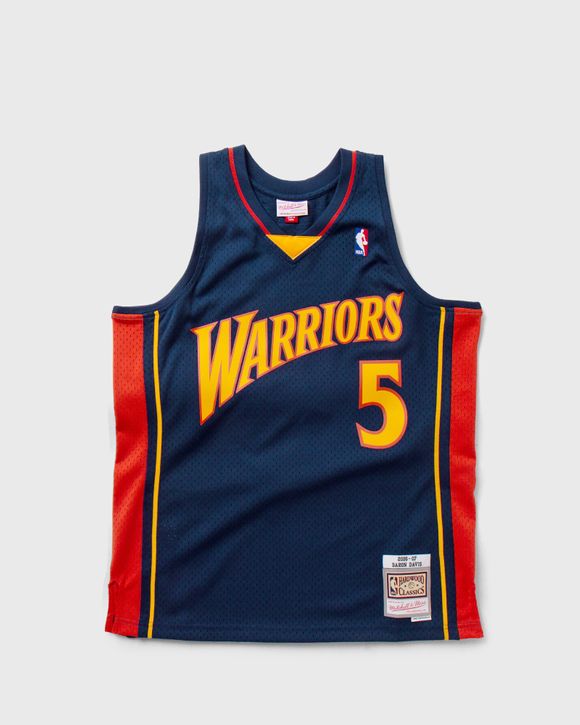 Adidas Golden State Warriors #5 Baron Davis Swingman NBA Jersey Mens Size  2XL