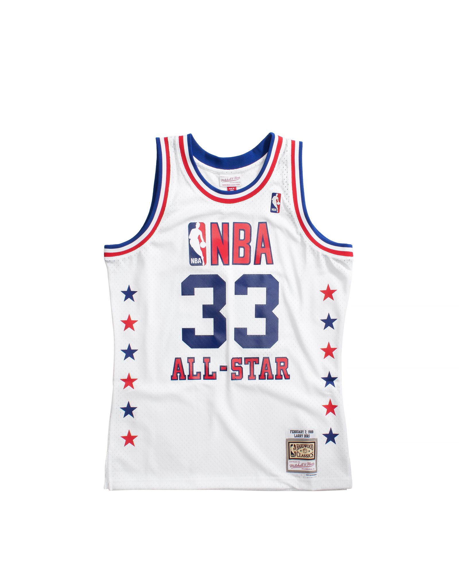 ALL STAR EAST |  Larry Bird NBA SWINGMAN JERSEYS …88