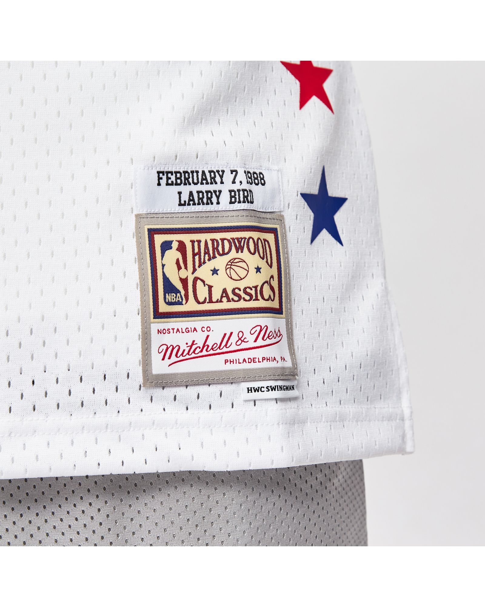 ALL STAR EAST |  Larry Bird NBA SWINGMAN JERSEYS …88