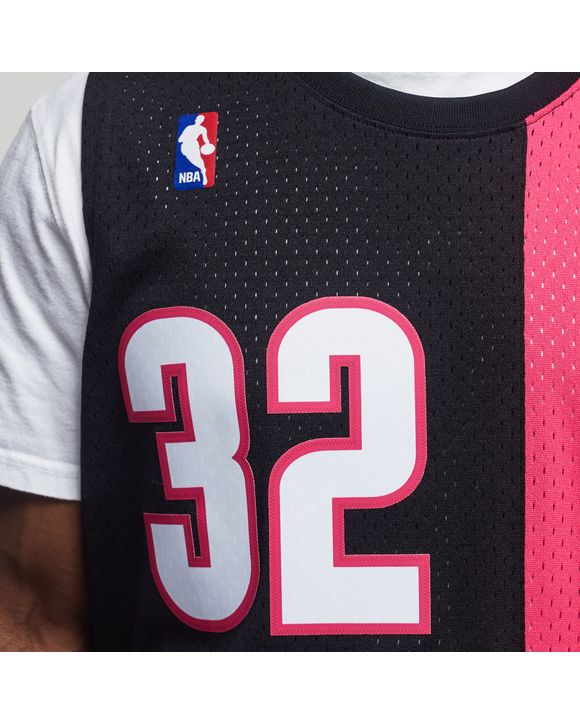 Men's Mitchell & Ness Shaquille O'Neal Black Miami Heat 2005-06 Hardwood Classics Swingman Jersey
