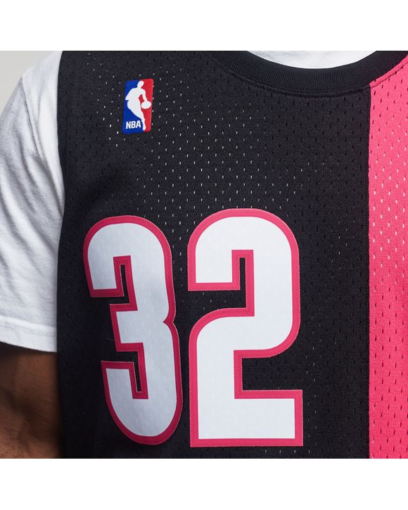 Men's Mitchell & Ness Shaquille O'Neal Pink/Black Miami Heat 2005